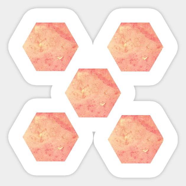 Peach pattern Sticker by ibarna